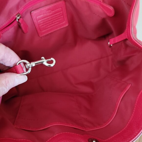 Coach Sierra Satchel - Red Leather - Picture 4 of 5